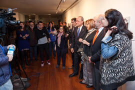 Inauguración de la exposición "50 Años de la Facultad de Ciencias Económicas y Empresariales". Rectorado. Enero de 2015