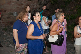 Visita nocturna tematizada a la Alcazaba. Olimpiada Española de Economía, Fase Nacional. Alcazaba de Málaga. Junio de 2015