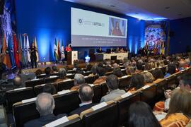 Intervención de Elsa Marina Álvarez. Apertura del Curso Académico 2024/2025 de la Universidad de Málaga. Paraninfo. Septiembre de 2024