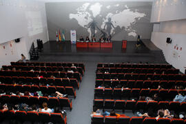 Mesa redonda. Décimo Aniversario de colaboración de la Universidad de Málaga y la Universidad Nacional de Incheon. Complejo de Estudios Sociales y Comercio. Octubre de 2019