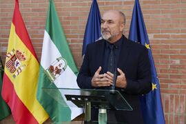Eugenio Luque. Homenaje al personal jubilado de la Facultad de Ciencias Económicas y Empresariales. Campus de El Ejido. Septiembre de 2022