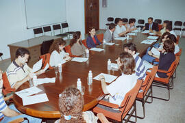 Primera Junta en la Facultad de Ciencias Económicas. Mayo de 1996