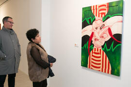 Inauguración de la exposición "Inventario", de Buly. Centro de Arte Contemporáneo Francisco Hernández, Vélez-Málaga. Diciembre de 2018