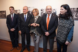 Inauguración de la exposición "50 Años de la Facultad de Ciencias Económicas y Empresariales". Rectorado. Enero de 2015