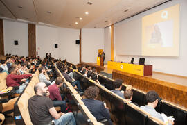 Presentación del proyecto "n'UNDO". V Foro Arquia/Próxima 2016: Futuro Imperfecto. Paraninfo. Octubre de 2016