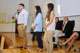 Acto de bienvenida a los alumnos de primer curso de Económicas. Paraninfo. Septiembre de 2014