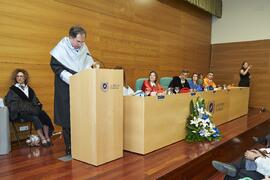 Laudatio de Enrique Baena Peña. Investidura como "Doctores Honoris Causa" de Antonio García Berrio y Pilar Palomo Vázquez por la Facultad de Filosofía y Letras de la Universidad de Málaga. Edificio del Rectorado. Junio de 2024