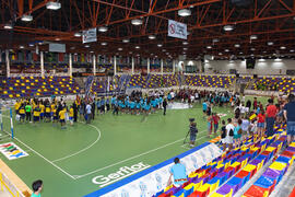 Acto de clausura y entrega de medallas. 14º Campeonato del Mundo Universitario de Fútbol Sala 2014 (FUTSAL). Antequera. Julio de 2014