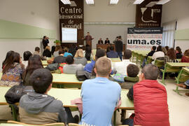 Graduación de los alumnos del CIE de la Universidad de Málaga. Centro Internacional de Español. Marzo de 2015