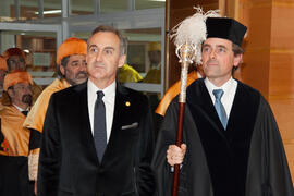 Investidura de nuevos doctores por la Universidad de Málaga. Salón de Actos de la Facultad de Derecho. Enero de 2013