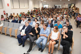 Asistentes. Conferencia inaugural del curso 2015-2016 de la Escuela Técnica Superior de Arquitectura de la Universidad de Málaga. Campus de El Ejido. Octubre de 2015