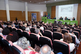 Presentación del coleccionable de Diario Sur "Estampas de Málaga 2". Edificio del Rectorado. Septiembre de 2016