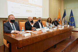 Mesa presidencial. IV Encuentro "10Graduadxs10". Facultad de Ciencias Económicas y Empresariales. Mayo de 2021