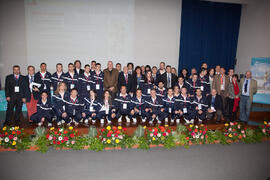 Voluntariado y personal de organización. 4º Congreso Internacional de Actividad Físico-Deportiva para Mayores. Escuela Técnica Superior de Ingeniería Informática y Telecomunicaciones. Marzo de 2011