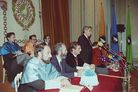 Apertura del Curso Académico 1990/1991 de la Universidad de Málaga. Teatro María Cristina. Octubre de 1990