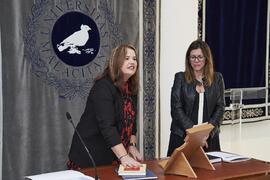 Toma de posesión de Elidia Beatriz Blázquez Parra como nueva Vicerrectora Adjunta de Movilidad Internacional de la Universidad de Málaga. Edificio del Rectorado. Abril de 2024