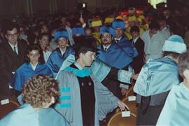 Apertura del Curso Académico 1990/1991 de la Universidad de Málaga. Teatro María Cristina. Octubre de 1990