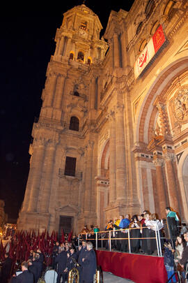 Estación de Penitencia de la Hermandad de los Estudiantes. Málaga. Marzo de 2013