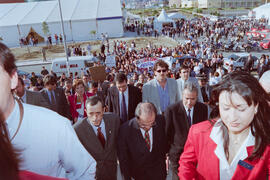 Inauguración del Salón Internacional del Estudiante. Málaga. Mayo de 1998