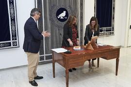 Toma de posesión de Elidia Beatriz Blázquez Parra como nueva Vicerrectora Adjunta de Movilidad Internacional de la Universidad de Málaga. Edificio del Rectorado. Abril de 2024