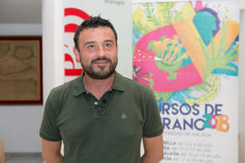 Francisco Javier López Franco en photocall. Curso "Transexualidad". Cursos de Verano de la Universidad de Málaga. Málaga. Julio de 2018