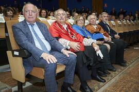 Autoridades asistentes a la toma de posesión del Rector de la Universidad de Málaga y su equipo de gobierno. Paraninfo. Marzo de 2024