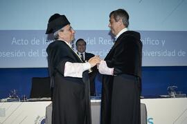 Toma de posesión del Rector de la Universidad de Málaga. Paraninfo. Marzo de 2024
