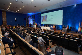 Discurso de investidura de Bernardo Quintero como Doctor "Honoris Causa" por la Universidad de Málaga. Paraninfo. Marzo de 2025