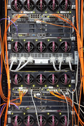 Ordenador. Sala de ordenadores del Servicio Central de Informática. Campus de Teatinos. Marzo de 2014
