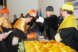 Investidura de nuevos doctores por la Universidad de Málaga. Paraninfo. Febrero de 2012