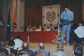 Apertura del Curso Académico 1989/1990 de la Universidad de Málaga. Teatro María Cristina. Octubre de 1989