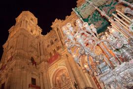 Procesión Magna Mariana con motivo del "Mater Dei". Centro histórico de Málaga. Septiembre de 2013