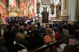 Concierto de Navidad de la Coral Sancti Petri homenaje a la Facultad de Económicas. Iglesia de los Mártires. Diciembre de 2015