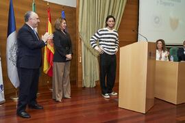 Entrega de Premio del Aula de Economía y Deporte de la Universidad de Málaga a Francisco Javier Imbroda. Edificio del Rectorado. Febrero de 2024