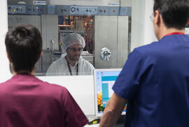 Laboratorio de radiofármacos. Centro de Investigaciones Médico Sanitarias. Campus de Teatinos. Diciembre de 2016