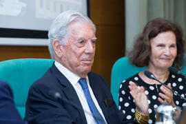 Mario Vargas Llosa. Curso "La ciudad como arquetipo. Literatura, historia y arte. Europa y América". Edificio del Rectorado. Septiembre de 2018