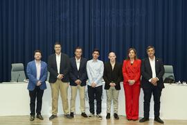 Candidatos a Rector de la Universidad de Málaga y representantes del Consejo de Estudiantes y Aula Magna. Debate electoral. Escuela Técnica Superior de Ingeniería Informática y Telecomunicaciones. Noviembre de 2023