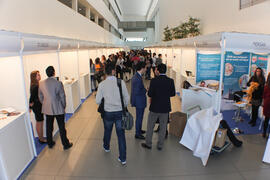 I Feria de Empleo de la Universidad de Málaga. Complejo de Estudios Sociales y de Comercio. Abril 2015