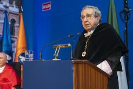 José Ángel Narváez. Investidura de Emilia Casas Baamonde como Doctora "Honoris Causa" por la Facultad de Derecho de la Universidad de Málaga. Paraninfo. Noviembre de 2022