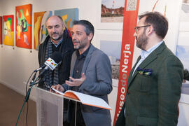 Inauguración de la exposición "Economistas en el arte". Museo de Nerja. Enero de 2017