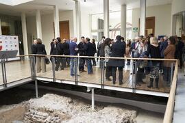 Recepción. I Premios del Aula de Economía y Deporte de la Universidad de Málaga. Edificio del Rectorado. Febrero de 2024