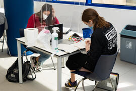 Comedor de la Facultad de Ciencias de la Universidad de Málaga. Campus de Teatinos. Octubre de 2020