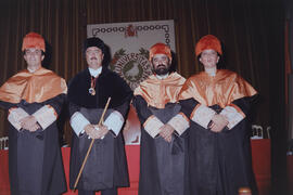 Apertura del Curso Académico 1989/1990 de la Universidad de Málaga. Teatro María Cristina. Octubre de 1989