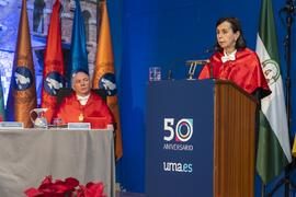 Discurso de Emilia Casas Baamonde en su investidura como Doctora "Honoris Causa" por la Facultad de Derecho de la Universidad de Málaga. Paraninfo. Noviembre de 2022