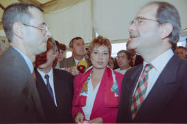 Inauguración del Salón Internacional del Estudiante. Málaga. Mayo de 1998