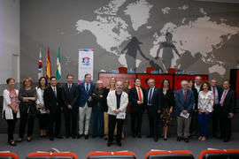 Celebración del décimo Aniversario de la colaboración de la Universidad de Málaga y la Universidad Nacional de Incheon. Complejo de Estudios Sociales y Comercio. Octubre de 2019