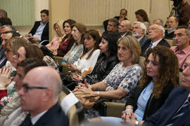 Asistentes a la clausura del 50 Aniversario de la Facultad de Económicas. Facultad de Ciencias Económicas y Empresariales. Marzo de 2016