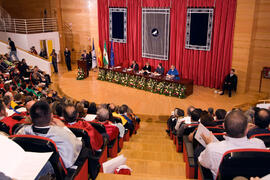Apertura del Curso Académico 2009/2010 de la Universidad de Málaga. Facultad de Derecho. Octubre de 2009
