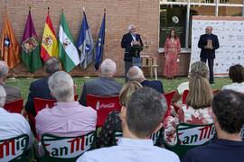 Intervención de Daniel Carrasco. Homenaje al personal jubilado de la Facultad de Ciencias Económicas y Empresariales. Campus de El Ejido. Septiembre de 2022