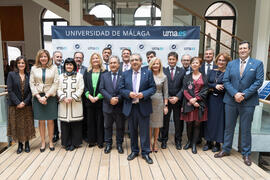 Nuevo Consejo de Dirección de la Universidad de Málaga. Edificio del Rectorado.  Febrero de 2020